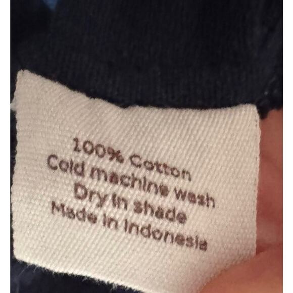 Luna Lane Oversized Shirt Birdie Dress Women’s Size M/L Blue Long Sleeve Cotton - Picture 8 of 8